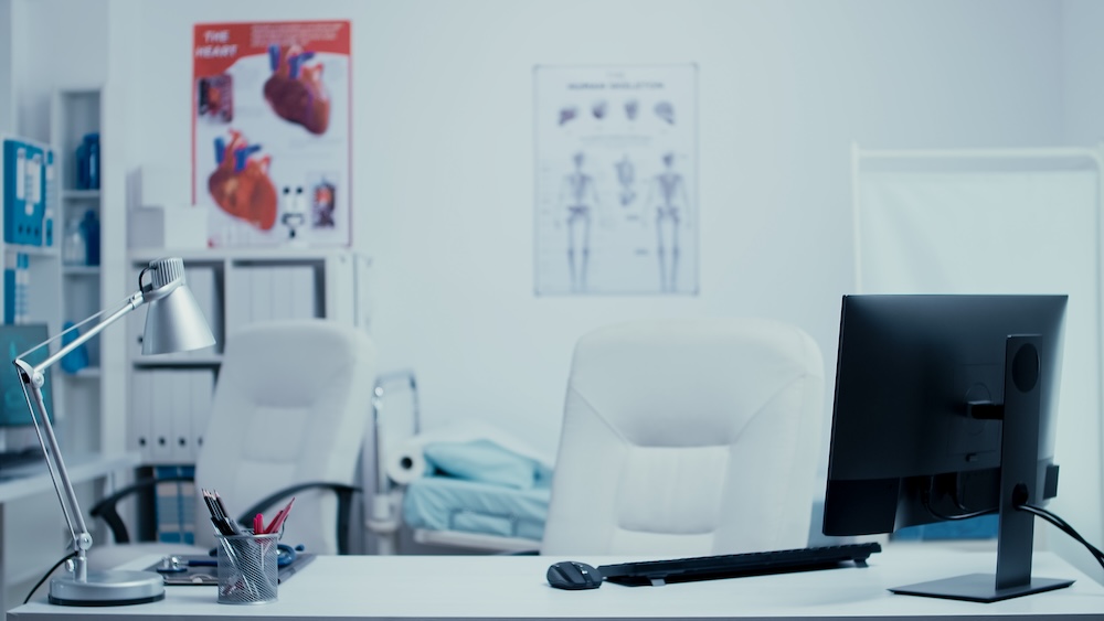 Modern medical consultation office